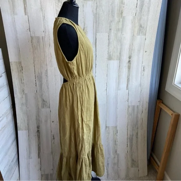 Pact Double Gauze Coastal Cutout Dress - Picture 3 of 5